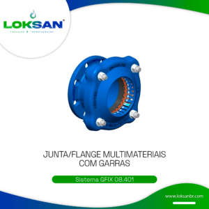 Junta Multimateriais com Garras — Sistema GFIX 08.401