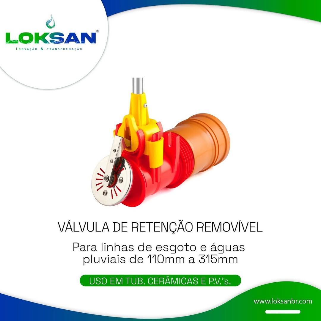 Válvula para Retenção Removível