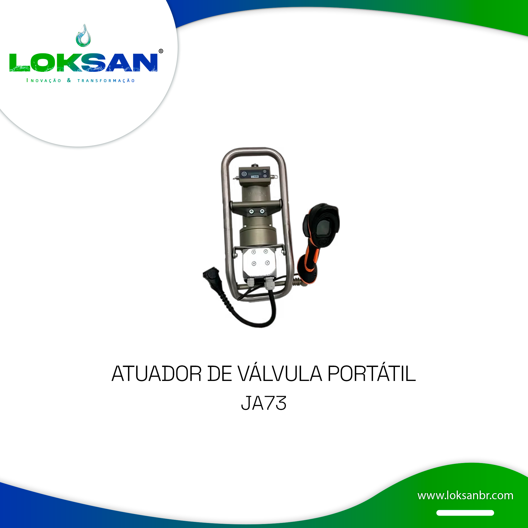 Atuador de Válvula Portátil JA73