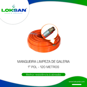 Mangueira para Limpeza de Galeria Série JCX 1